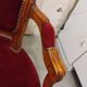 Ancien fauteuil style Louis Philippe bois velours