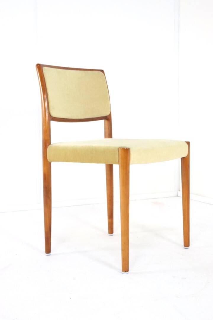 Set of 4 Niels O Möller model 80 chairs vintage danish design