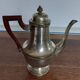 Vintage silver metal teapot