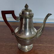 Théière en métal argenté Vintage