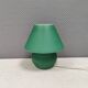 Retro green 'mushroom' table lamp, Danish from the 1980s-90s.