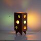 Lampe scandinave en teck et verre 1960
