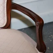Vintage Walnut Lounge Chair, France