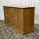 1950s English 4-door fir sideboard