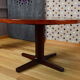 Scandinavian round table by John Mortensen vintage 1960 rio rosewood