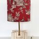 Italian mid-century travertine marble table lamp, 1970s