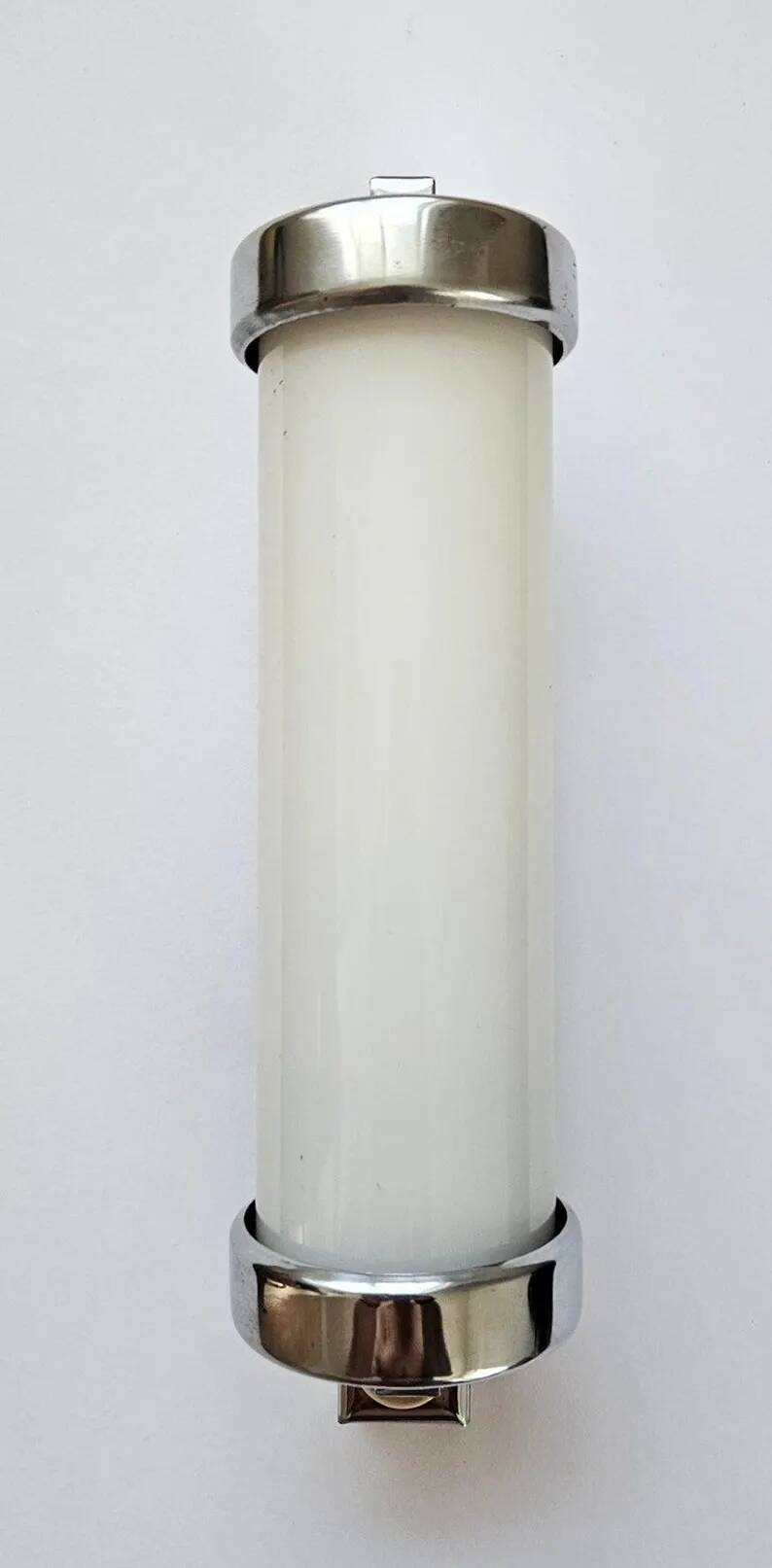 Rare Chrome design Bauhaus, Art Deco, Functionalism Wall Lamp, 1930s