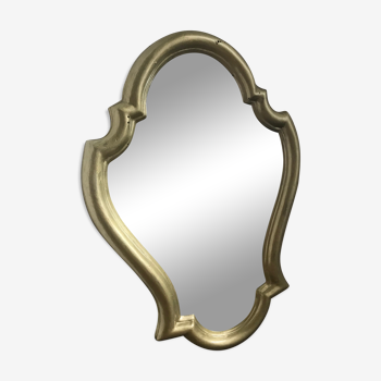 Miroir style baroque cadre doré