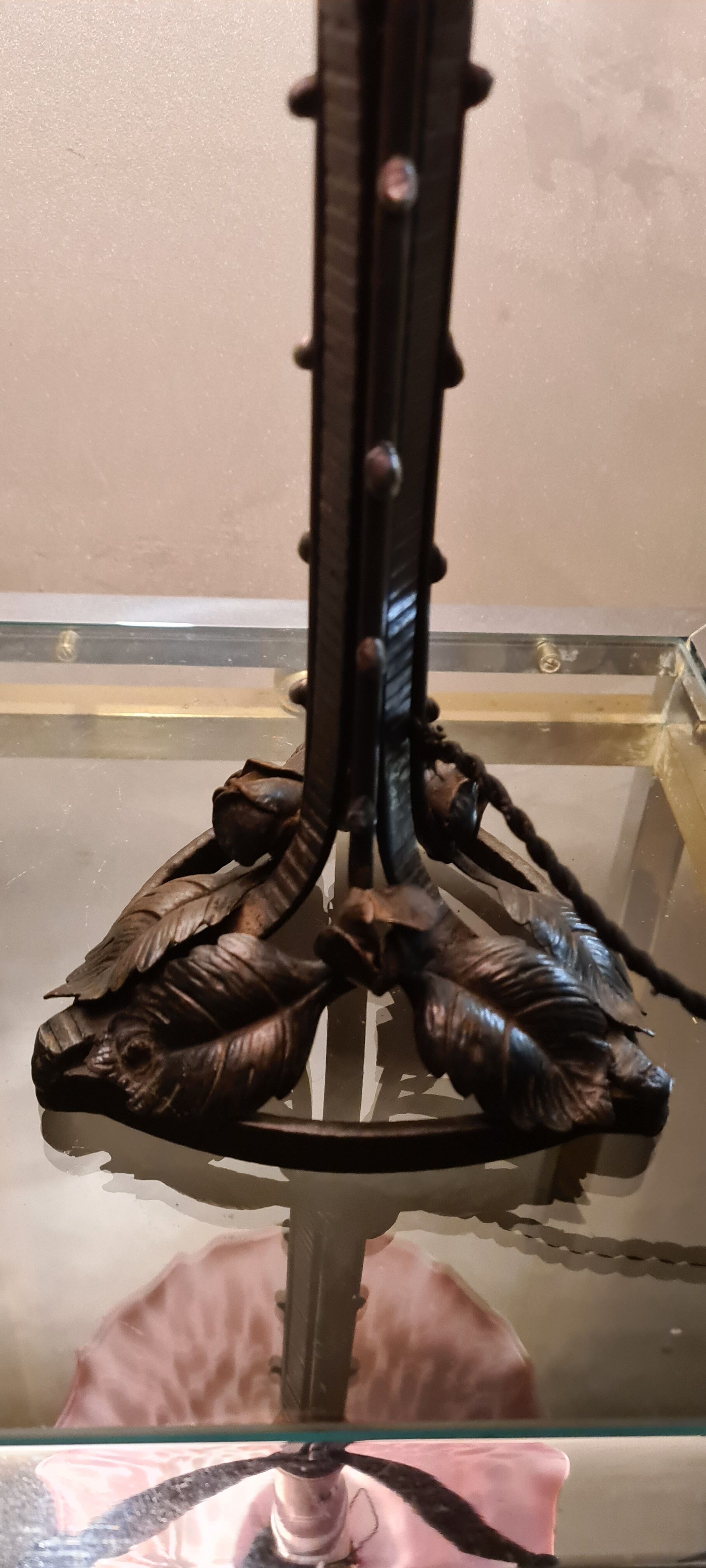 Wrought iron lamp 1920 a40