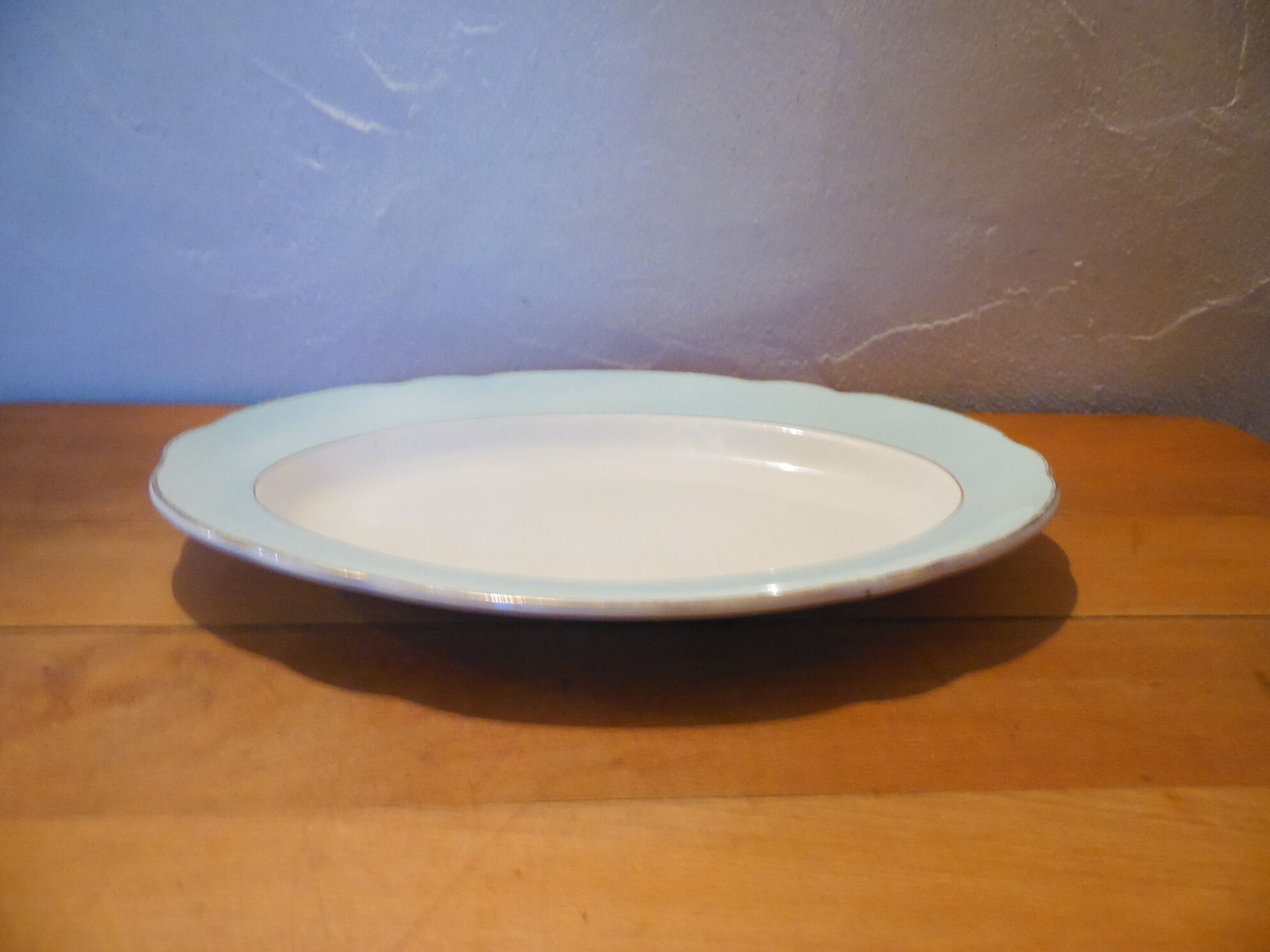 Oval platter model Henri Sarreguemines and Digoin, 30's