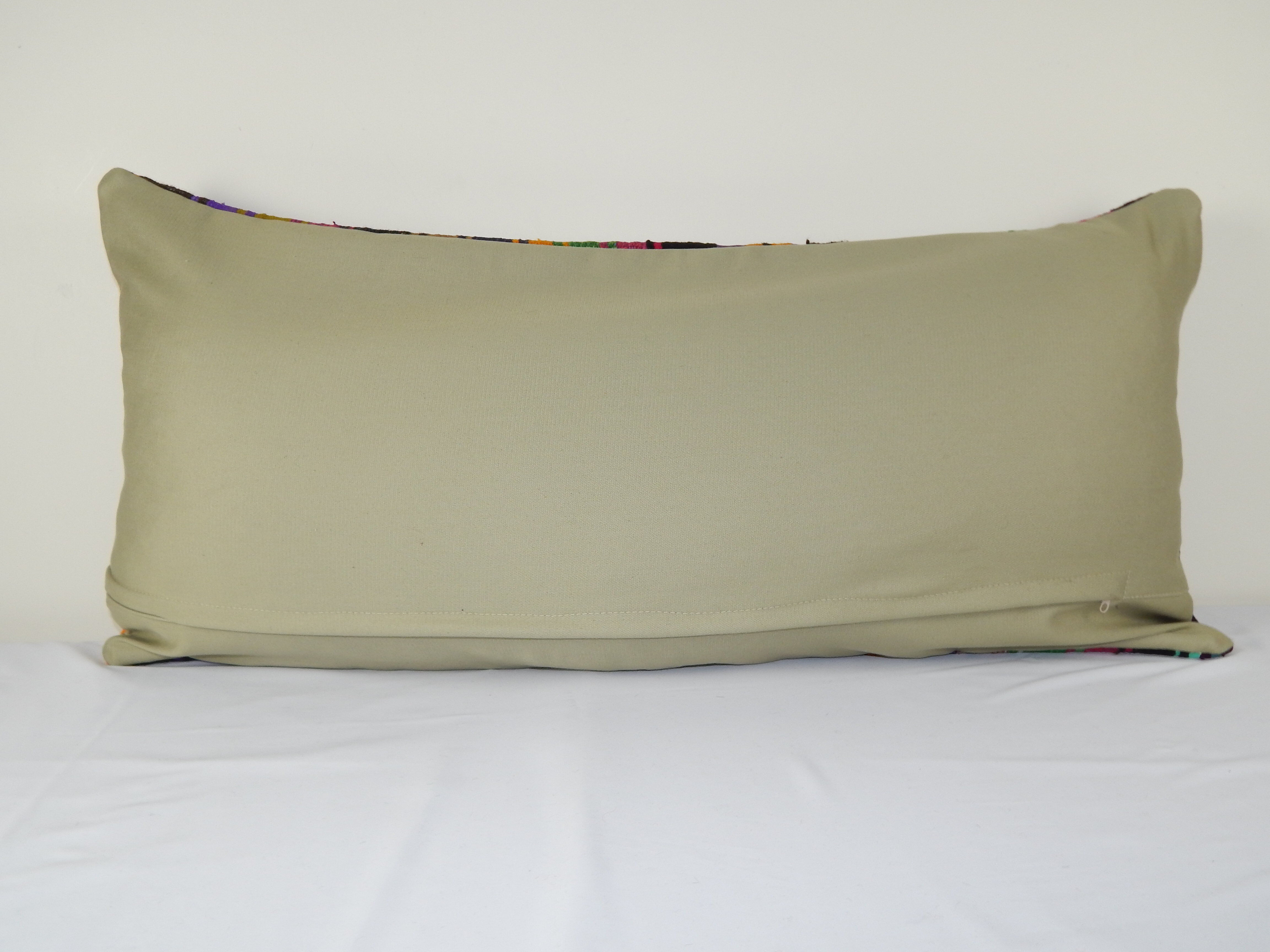 Kilim cushion cover with stripes