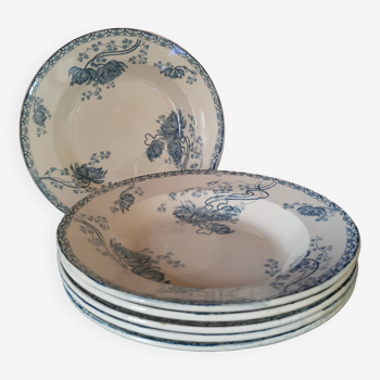 6 Royat soup plates