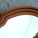 Old large carved wooden mirror and bevelled ice 102x144cm