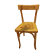 Chair decorated "bouquet" in wood
