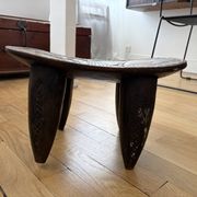 Small carved African stool