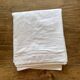 Large vintage pillowcase, retro bedding collection white (1.20)