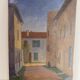 Tableau, paysage, cachet de l’atelier d’artiste circa 1940