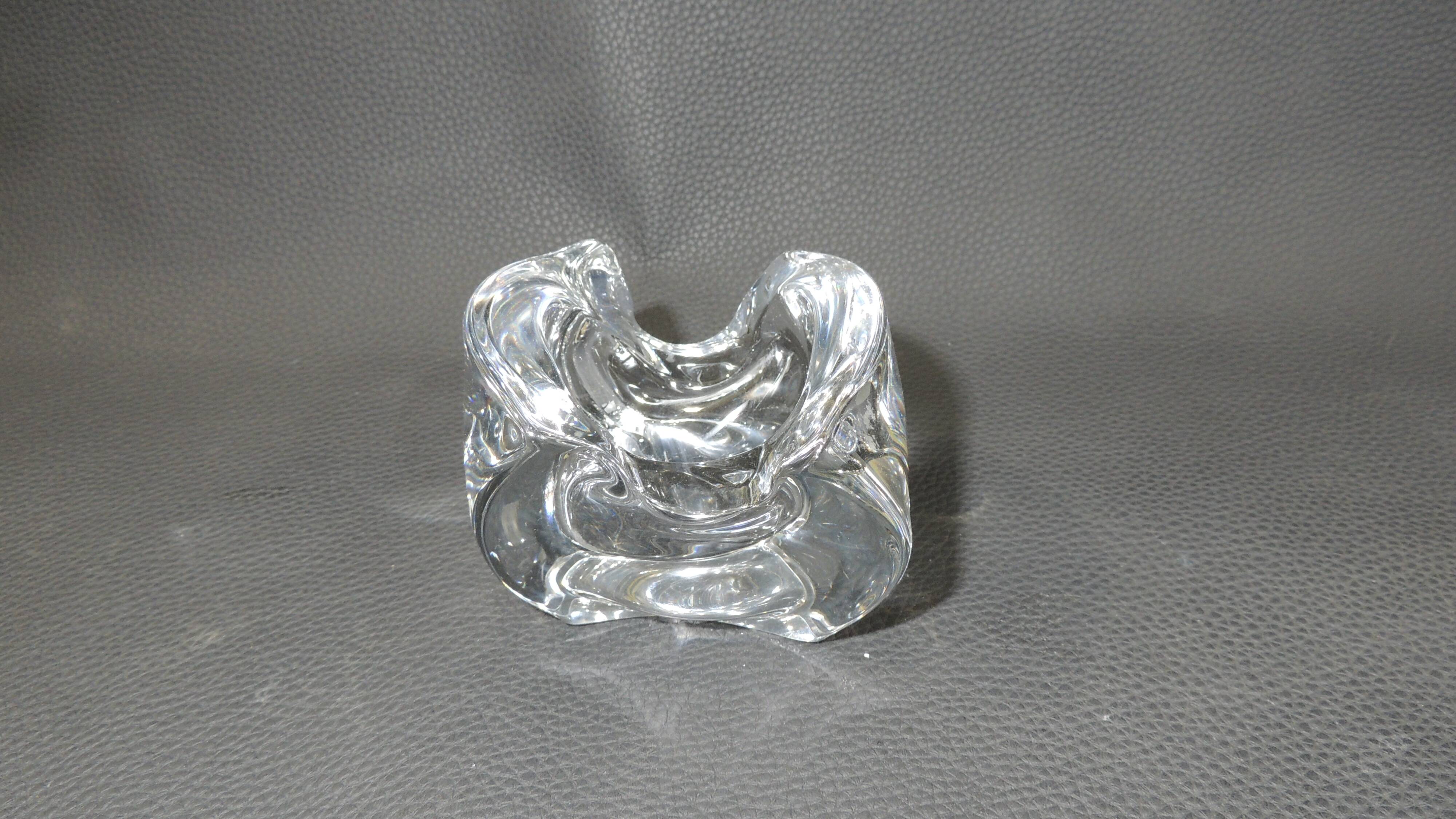 Ashtray Cristal Bayel/empty pocket/vintage