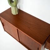 Teak shelving unit, Danish design, 1960s, production: Denmark