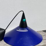 Postmodern blue metal pendant light Glossy