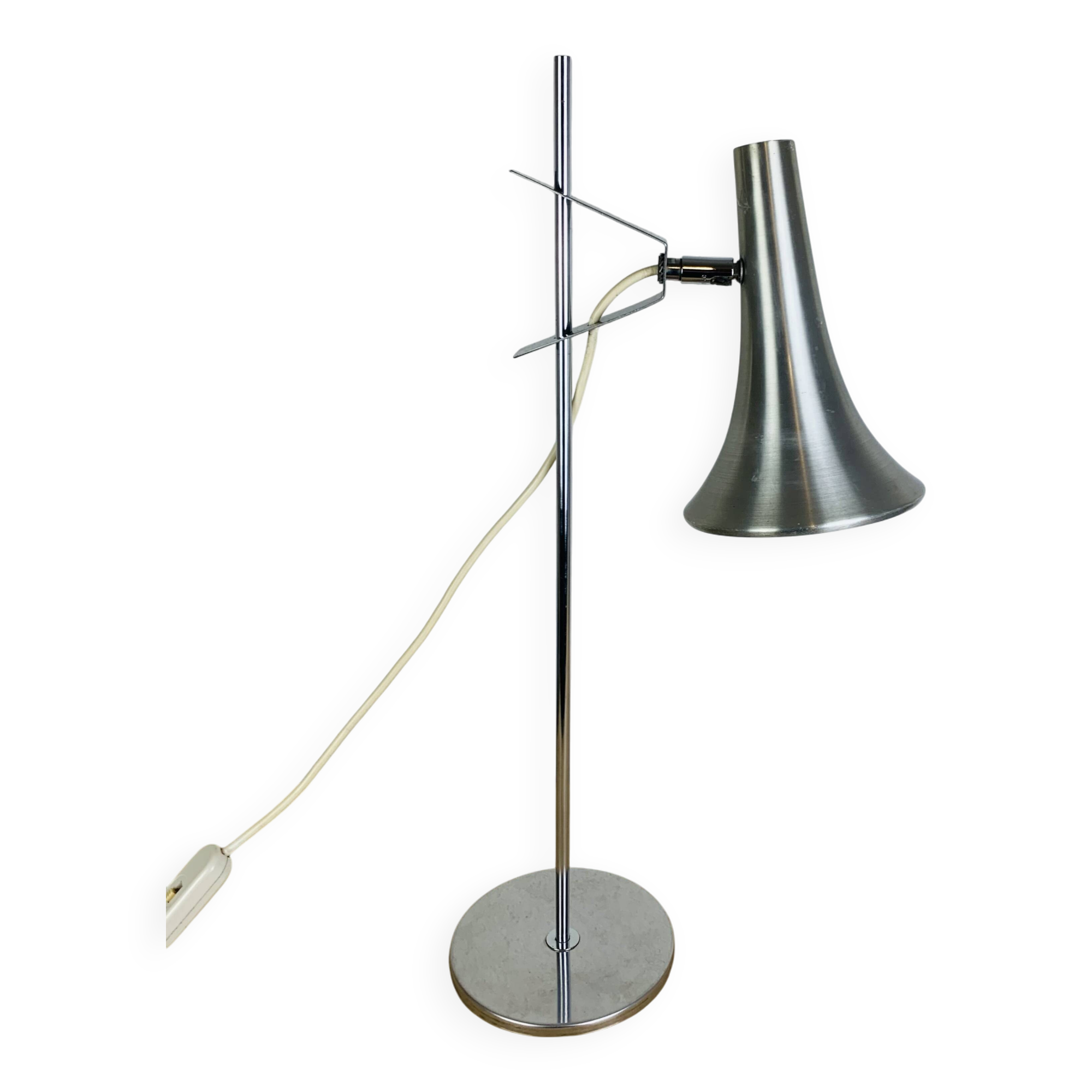 Vintage 70s aluminum desk lamp