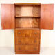 Armoire vintage Gents Compactum noyer art déco