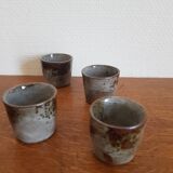 Set of 4 ceramic shells