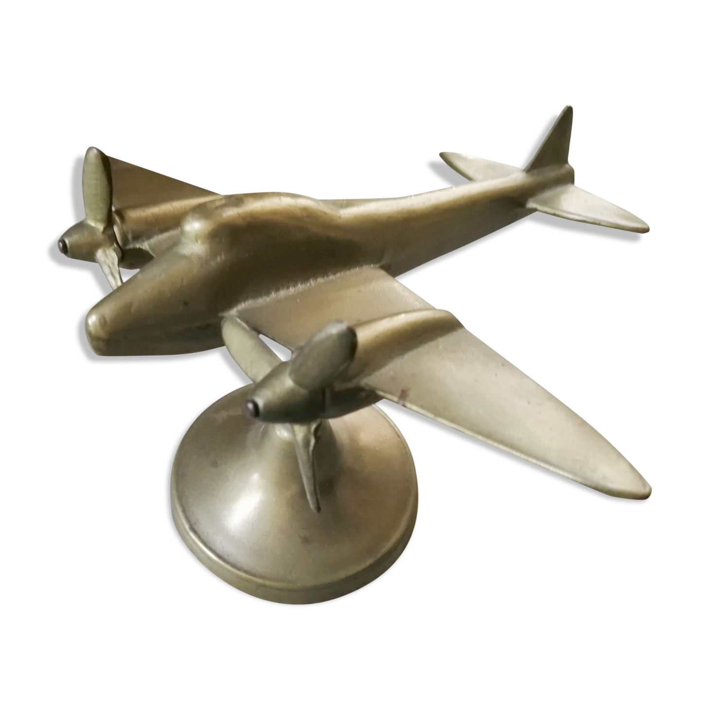 1940s Bronze propeller plane