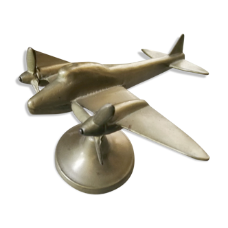 1940s Bronze propeller plane