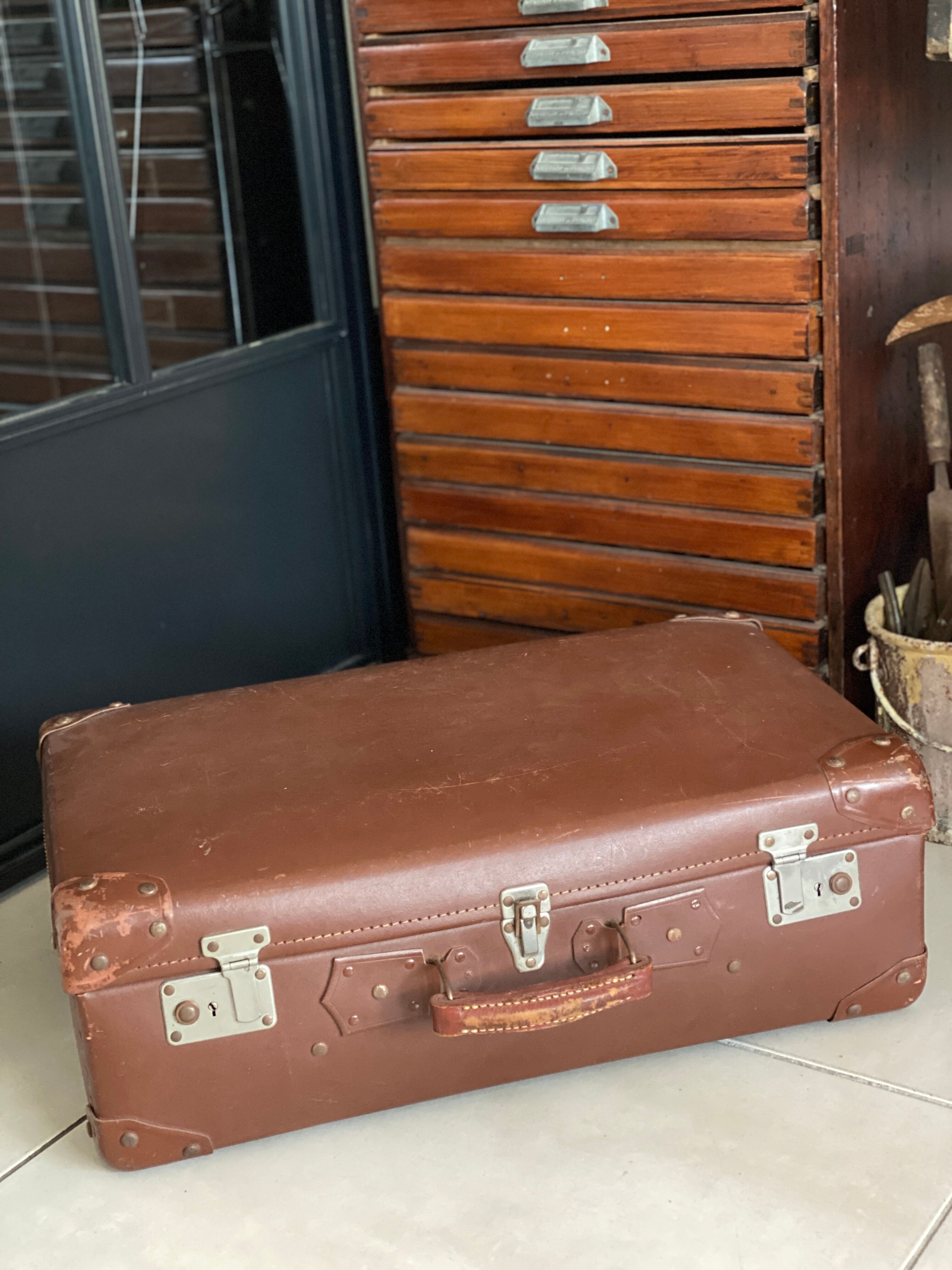 Old vintage suitcase