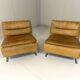 Special lounge chairs chrome & leather 1960’s
