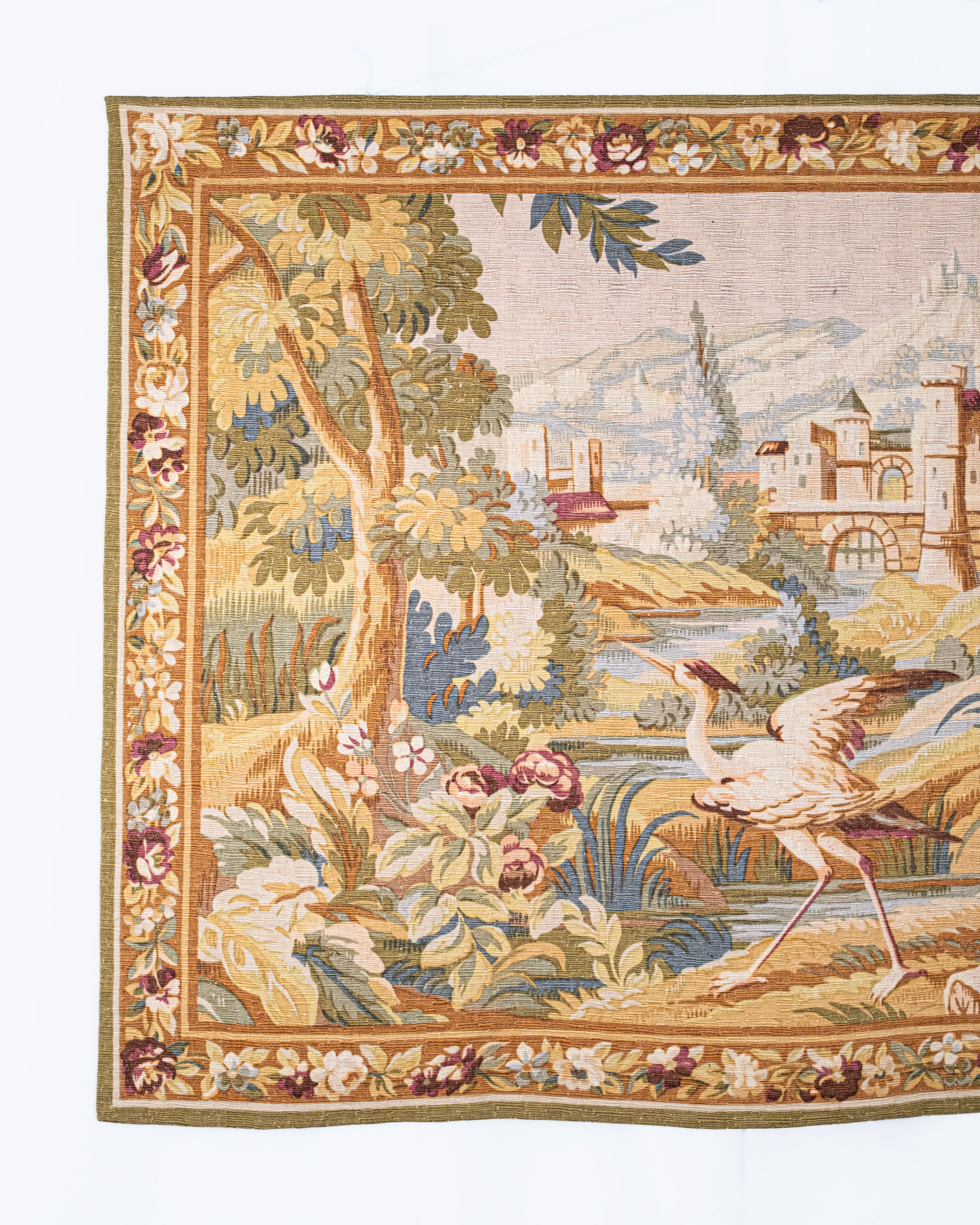 Verdure Tapestry, Robert Four Manufacture, Aubusson, 1980s
