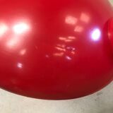 Vintage metal red lamp 1960