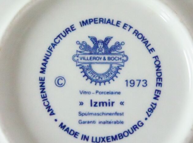 Lot 2 porcelain bowls Izmir Villeroy & Boch vintage 1973