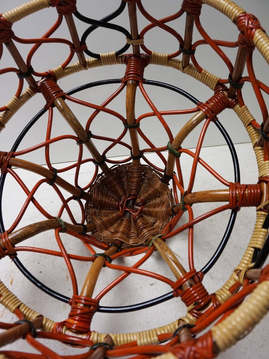 Rattan Wicker Floor lamp, around 1900