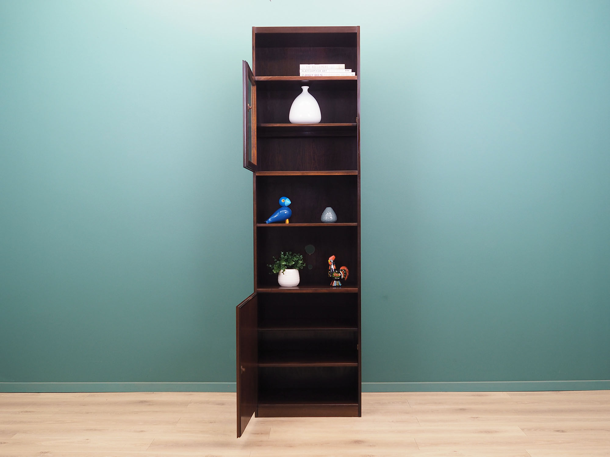 Rosewood bookcase, Danish design, 1970s, made by Omann Jun