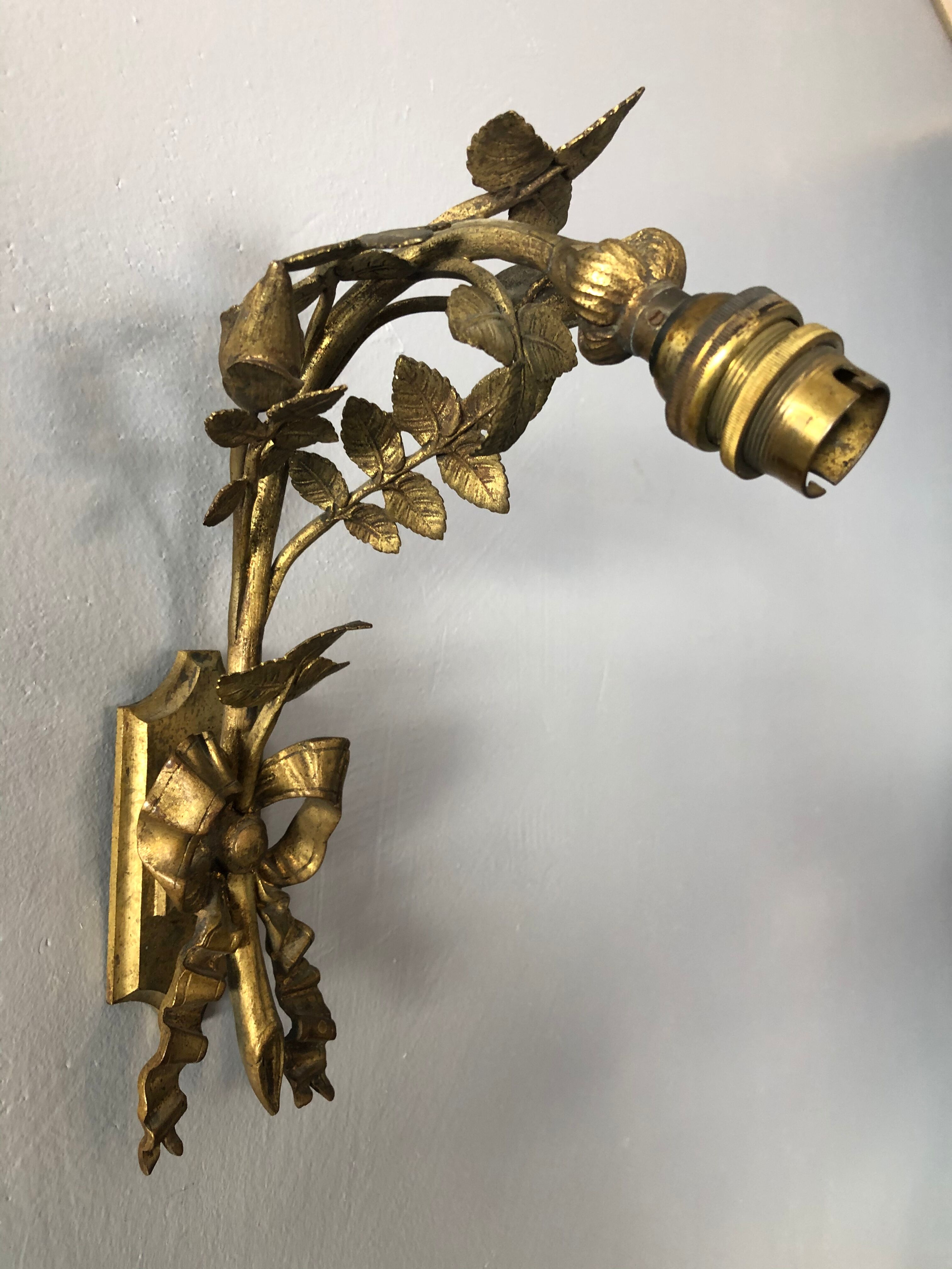 Bronze sconce late 19th century