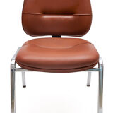 Pair of leather armchairs