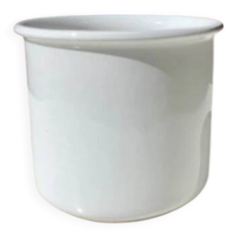 White cache pot