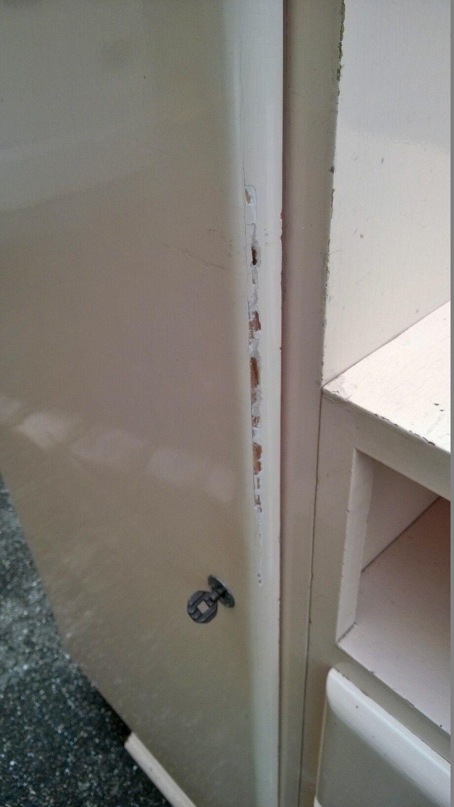 Vintage asymmetric wardrobe