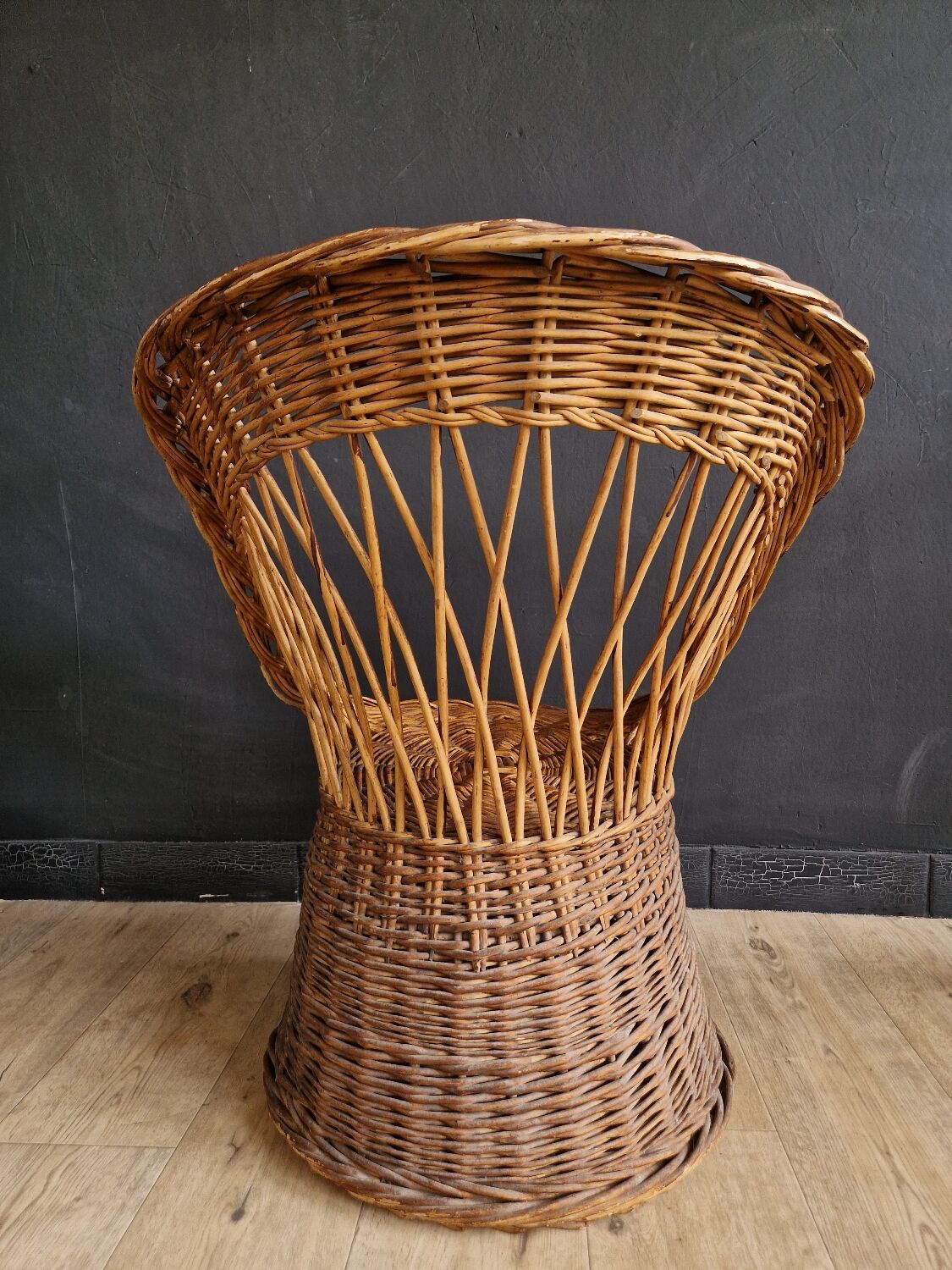 Rattan armchair