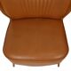 Pair of Vintage Expo 58 Cocktail Chairs, Cognac Faux Leather, Sixties