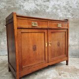 Antique sideboard chest of drawers Art Deco oak