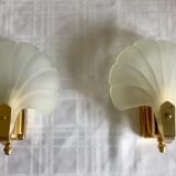 Pair of shell sconces