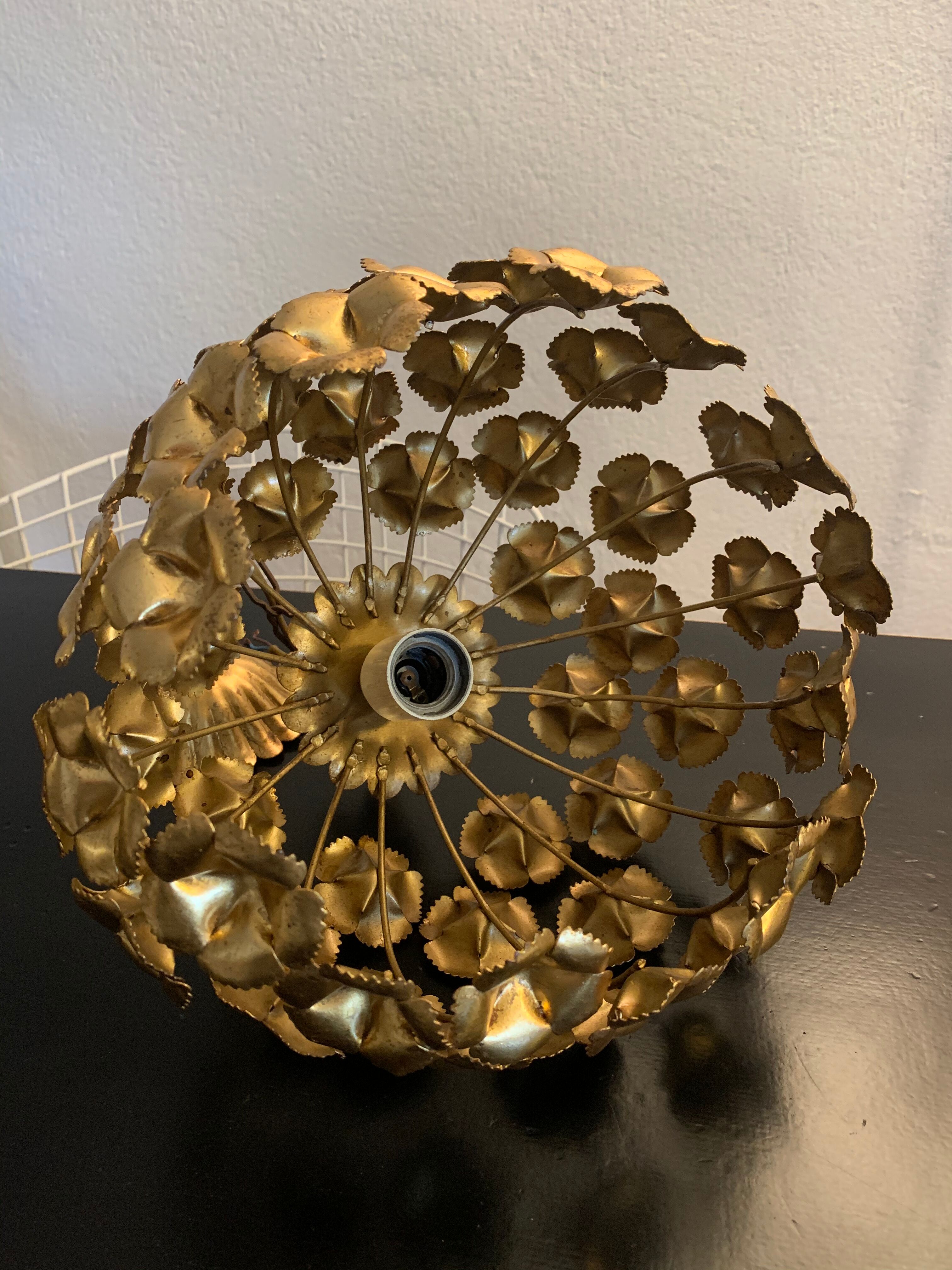 Vintage brass suspension