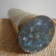 Brass vase socket engraved art trenches