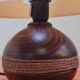 Lampe boule en bois et corde