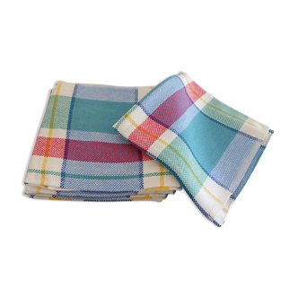 4 cotton tea towels 46 x 46