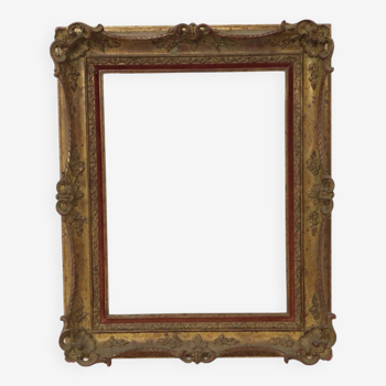 Beautiful Antique Gilded Wooden Frame Classic Baroque Style Frame 53x43cm