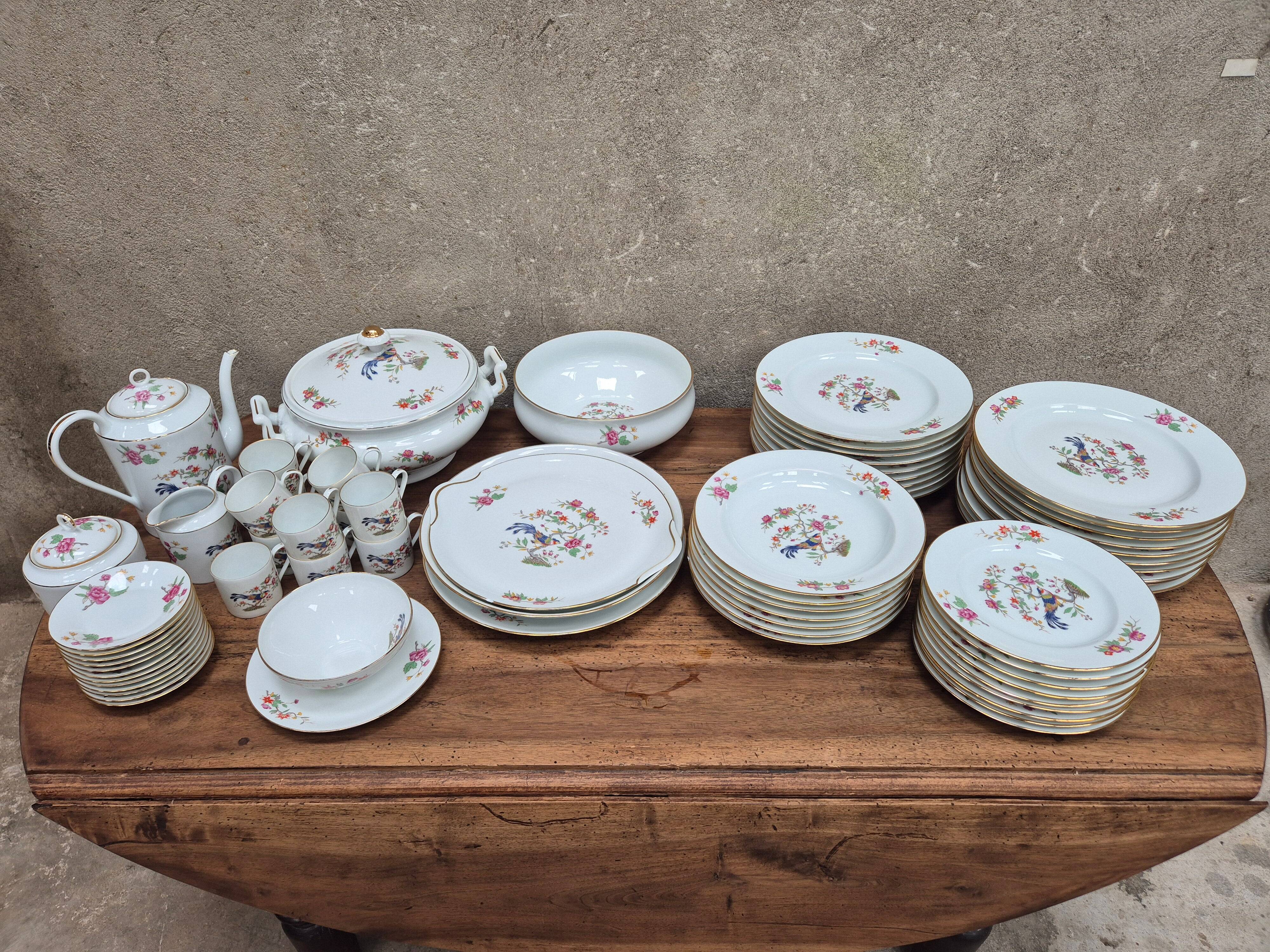 Limoges porcelain tableware